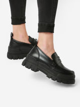 Mocassins Aspha Loaffer Chain Buffalo Zwart accessoires 1622093-vue-porte