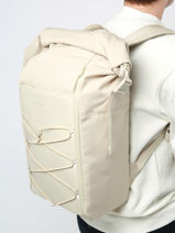 Rugzak 1 Compartiment Met 16" Laptopvak Kapten and son Beige backpack YOHO-vue-porte