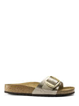 Slippers Madrid Big Buckle Birkenstock Beige accessoires 1016237