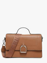 Cross Body Tas M Altesse Leder Etrier Bruin altesse A10109