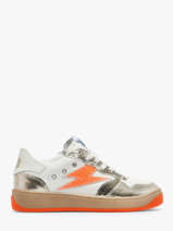 Sneakers Nune Uit Leder Semerdjian Oranje accessoires NUN11554