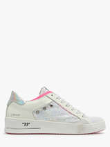 Sneakers Hova Uit Leder Semerdjian Wit accessoires HOV11574