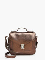 Cross Body Tas  Mademoiselle George Xs Leder Paul marius Bruin vintage GEORGEXS