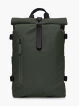 Rolltop Rucksack Large - Rugzak Rains Groen city 14590