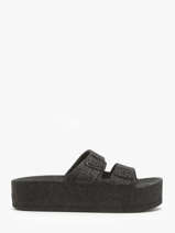 Slippers Caipirinha Glitter Cacatoes Zwart accessoires CAIPIRIN