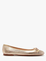 Ballerinas Uit Leder Inuovo Goud accessoires B16003