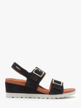 Velcro Sandalen Uit Leder Mephisto Blauw accessoires P5145186