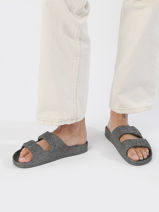 Slippers Transoco Cacatoes Beige accessoires TRANCOSO-vue-porte