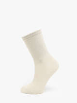 Sokken Pieces Beige socks women 17078534