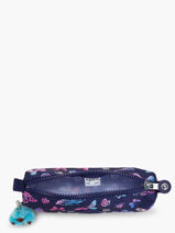 Pennenzak 1 Compartiment Kipling Blauw back to school KI6310-vue-porte