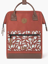 Personaliseerbare Rugzak Adventurer Medium Cabaia Rood adventurer BAGS