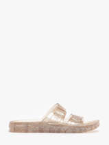 Slippers Anjo Glitter Cacatoes Beige accessoires ANJOGLIT
