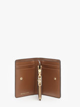 Portefeuille Empire Leder Michael kors Bruin empire S4G8ED7L-vue-porte
