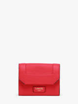 Mini Portefeuille Ninon Leder Lancel Rood ninon A13179