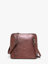 Cross Body Tas Nine Leder Milano Bruin nine NI23117N