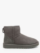 Classic Mini Ii Laarzen Uit Leder Ugg Grijs accessoires 1016222