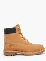 Boots Premium 6 Uit Leder Timberland Bruin men TB110061