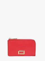 Kaarthouder Angle Leder Lancel Rood angele A13158