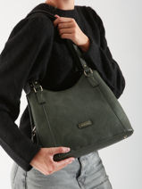 Schoudertas Jenny Hexagona Groen jenny 7920069-vue-porte