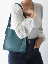 Longchamp Le foulonn box Cross bodytas Blauw-vue-porte