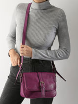 Cross Body Tas Belt Miniprix Violet belt MD5601-vue-porte