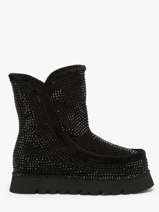 Boots Crosta Uit Leder Alma en pena Zwart accessoires I241005