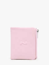 Portefeuille Rallye Leder Nathan baume Roze original n 476N