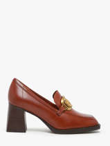 Mocassins Uit Leder Tamaris Bruin accessoires 43