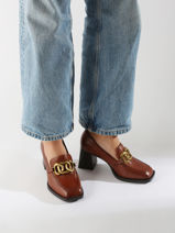 Mocassins Uit Leder Tamaris Bruin accessoires 43-vue-porte