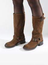 Laarzen Uit Leder We do Bruin accessoires CO88177-vue-porte