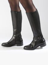 Rij Laarzen Uit Leder Tamaris Zwart accessoires 43-vue-porte