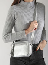 Cross Body Tas Venus Miniprix Zilver venus F2308-vue-porte