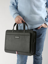Documententas Tommy hilfiger Zwart business AM12710-vue-porte