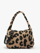 Cross Body Tas Fur Miniprix Beige fur 3927