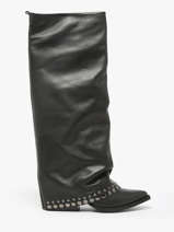 Laarzen Uit Leder N6 Zwart accessoires AN31