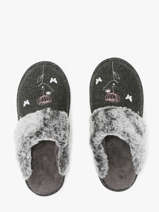 Pantoffels Isotoner Grijs accessoires 97418