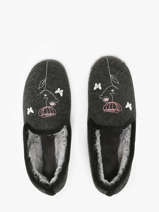 Pantoffels Isotoner Grijs accessoires 97426