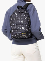 Rugzak Eastpak Zwart eastpak x pokemon K043POK-vue-porte