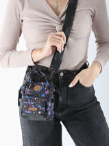 Cross Body Tas Cabaia Zwart christmas CH-vue-porte