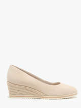 Pumps Uit Leder Tamaris Beige accessoires 42