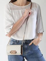 Cross Body Tas Heather Michael kors Beige heather F2G7HC1B-vue-porte