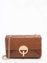 Cross Body Tas M Moon Leder Vanessa bruno Bruin moon 84V40533