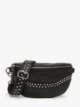 Heuptasje Leder Basilic pepper Zwart glam BGLA32