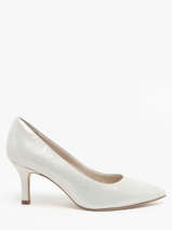 Pumps Uit Leder Tamaris Zilver accessoires 41