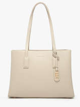 Schoudertassen Saffiano David jones Beige saffiano CM7468