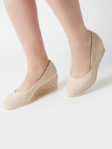 Pumps Uit Leder Tamaris Beige accessoires 42-vue-porte