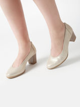 Pumps Uit Leder Tamaris Wit accessoires 44-vue-porte