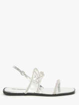 Sandalen Olympia Karl Signiature Karl lagerfeld Zilver accessoires KL87425