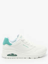 Sneakers Uno Pop Back Skechers Wit accessoires 177092