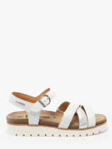Sandalen Thina Uit Leder Mephisto Wit accessoires P5146718